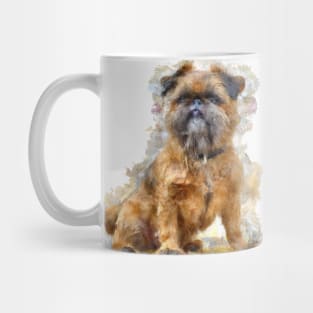 Brussels Griffon Watercolor - Dog Lovers Mug